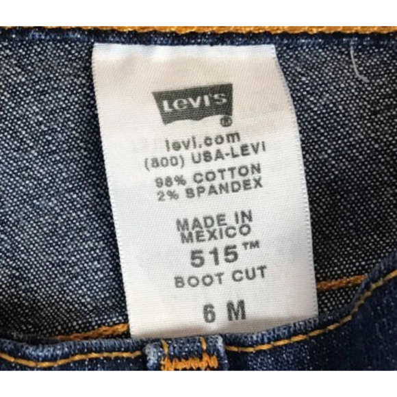 Levis Strauss 515 Womens Boot Cut Jeans Size 6M Stretch Denim Blue 31x32 - Picture 6 of 11